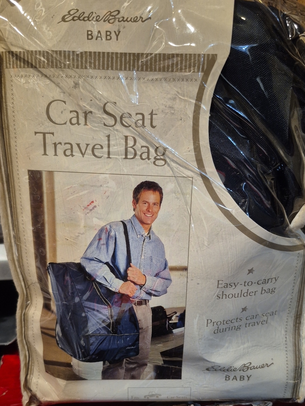 Eddie Bauer Navy Baby Car Seat Travel Bag